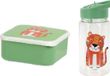 Happy Set Lunch Tijger broodtrommel + drinkfles vert - Brooddoos - Lunch box - Drinkbus