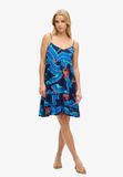 Superdry Mini Beach Cami Jurk Dames Navy Paradise