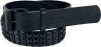 Black Premium by EMP Zwarte riem met studs - Unisex - 115 cm