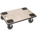 2gt Mobilix® 4x Caoutchouc Pivotantes Noir - 200 Kg