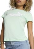 PUMA ESS Logo Tee (s) Dames T-shirt - Fresh Mint