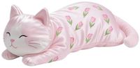 Unyqoos Coussin de grossesse - 50 cm - Forme de chat - Rose