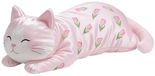 Unyqoos Coussin de grossesse - 50 cm - Forme de chat - Rose