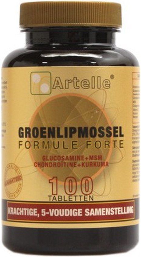 Artelle Groenlipmossel Forte Tabletten - 100 Tabletten