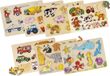 Goki Houten Puzzel Dieren - Zoo met Handgrepen (8 Stuks)