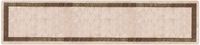 vidaXL Tapis MARSA Beige et Noir 100 x 450 cm