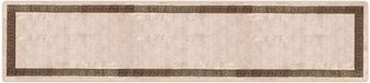 vidaXL Tapis MARSA Beige et Noir 100 x 450 cm