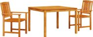 Acaciahout Table de jardin 3 pcs Brun Massif