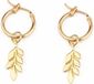 LGT JWLS LGT Jewels Damesoorbellen met Goudkleurig Blad