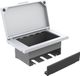 VISION TechConnect 3 2-Gang "Tilt" Surround with cable "pull-up" box Wit