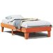 vidaXL Bedframe - Massief Grenenhout - Wasbruin - 75x190 cm