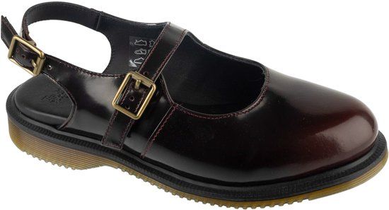 Dr. Martens Madaline Mary Jane Schoenen Vrouwen Kastanjebruin