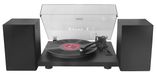 Soundmaster PL711SW Platine vinyle à entraînement par courroie Noir