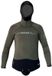 Beuchat Espadon Prestige top de plongée 5 mm avec cagoule pour hommes - Magic Camu - L