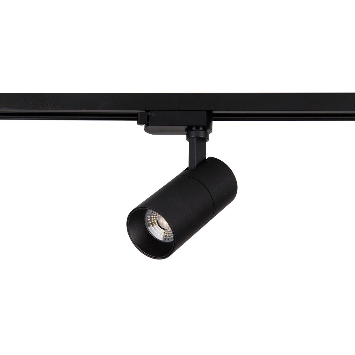 BES LED Railverlichting - Track Spot - Prixa Pina - 20W - 6500K - Zwart - Rond