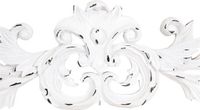BISCOTTINI Decoratieve fries in antiek witte afwerking L49xPR2,2xH12,5 cm