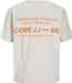 JACK&JONES - JCOTEXT TEE SS CREW NECK - Hommes - T-shirts - Gris - Taille XL - Coton