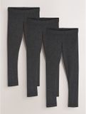 Next - Meisjes - Verpakking van 3 leggings - Charcoal Grey