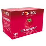 CONTROL Strawberry condooms, verpakking met 144 condooms met aardbeien-aroma