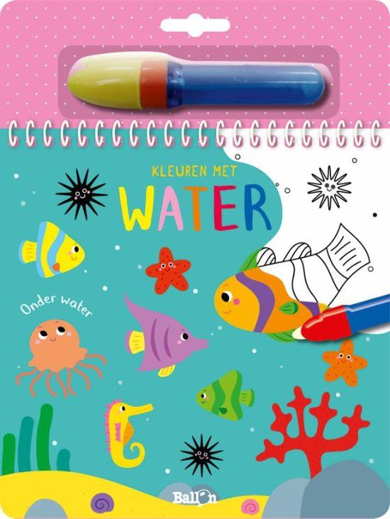 Kleuren met water 0 - Onder water