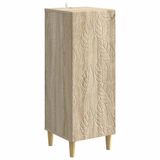 vidaXL - Dressoir - Sonoma - Eiken - 33 x 34,5 x 90 cm - Bewerkt hout