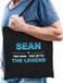 Shoppartners Bv Naam cadeau Sac pour Sean - The man, The myth the Legend - Coton - Noir