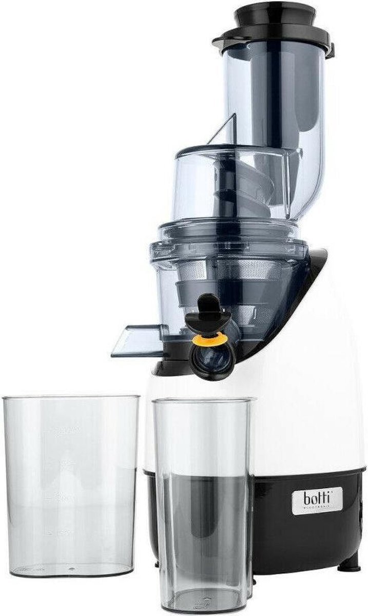 Botti Jossie slowjuicer en sapcentrifuge - 200W - 600ml - wit / zwart