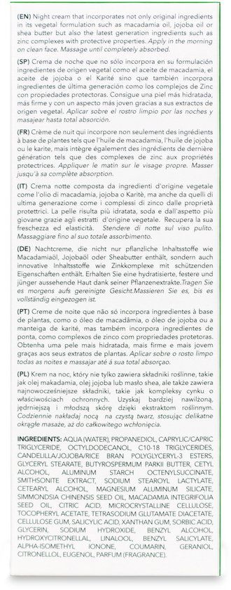 POSTQUAM SKIN CARE PHYTOLOGY NACHT VERSTEVIGENDE CRÈME