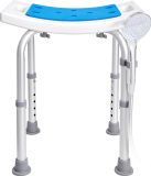 VEVOR Tabouret de douche, réglable en hauteur de 360 à 490 mm, tabouret de salle de bain, siège de salle de bain, capacité de charge de 158,8 kg, bleu
