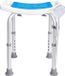 VEVOR Tabouret de douche, réglable en hauteur de 360 à 490 mm, tabouret de salle de bain, siège de salle de bain, capacité de charge de 158,8 kg, bleu