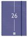 Finocam Spiraalkalender 2026, weekoverzicht, dwarsweergave, januari - december (12 maanden), A4-jaarplanner 2026, met elastiek, omslag van polypropyleen, spiraalbinding, blauw, Catalaans