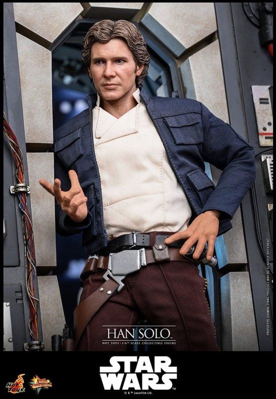 Hot toys Star Wars The Empire Strikes Back Action Figure 1/6 Han Solo 31 cm