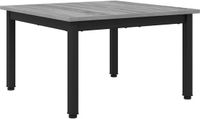 vidaXL Salontafel Grijs Sonoma 60 x 60 x 36 cm Bewerkt hout