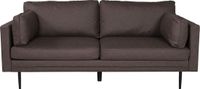 Hioshop Boom Bank 3-persoons - PU Kunstleer - Bruin