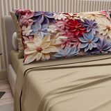 PETTI Artigiani Italiani - Katoenen beddengoed met kussenslopen met digitale print, beddengoed voor tweepersoonsbed, Bali, 100% Made in Italy