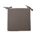 Soleil d'Ocre Stoelkussen Alix, Mokka, polyester, bruin, 40 x 40 x 3 cm