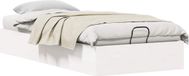 vidaXL Ottoman Bedframe met Opslag Wit 80 x 200 cm Massief grenenhout