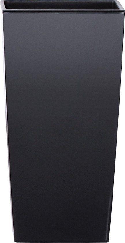 Prosperplast Urbi Square Bloempot - Antraciet - 19x19x37cm