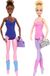 Barbie HXC37 Balletzaalset met 2 poppen en 9 accessoires, blonde en bruine ballerina-modepoppen met extra outfit en dansthema
