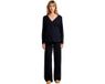 Envie de fraise Zwangerschaps- en voedingsset zwart V-hals lange mouw 65% polyester, 35% katoen XL