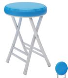 Tabouret de bar pliable sans dossier - 20 pouces Bleu