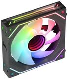 Mars Gaming MF-LINKFINITY Zwart, Modulaire PWM 120mm Fan, LINKFINITY Verbindingssysteem, Infinity Spiegel ARGB 360º Verlichting, Ultrastille 12dB