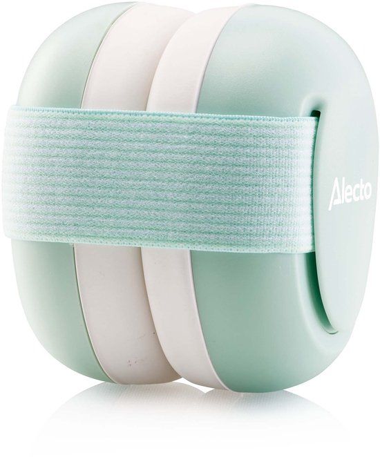 Alecto Gehoorbeschermer voor baby's en peuters - BV74 - Wit Mintgroen