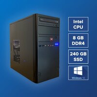 Pcman Home/Office PC - Intel Celeron, 8GB RAM, 240GB SSD, Windows 11 Pro