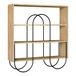 WELL HOME MOBILIARIO & DECORACIÓN Eiken meubels met 100% melamine gecoate spaanplaat, bruin, 96 x 99 x 25,5
