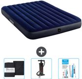 Intex Luchtbed - 2-Persoons - 152 x 203 x 25 cm - Blauw