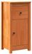 vidaXL Dressoir met lade, wasbruin, 39 x 34,5 x 80 cm, massief grenenhout
