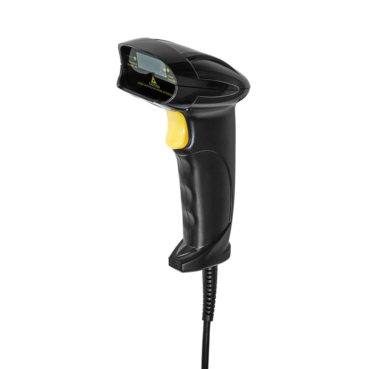 Nedis BSCN1D100BK Barcode Scanner - 1D Laser - Wired - USB - Black
