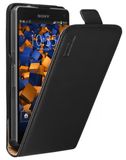 Mumbi Flip Case voor Sony Xperia Z3 Compact - Leer - Zwart
