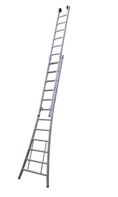 Little Jumbo Opsteekladder SuperPRO geanodiseerd uitgebogen bomen 2x18